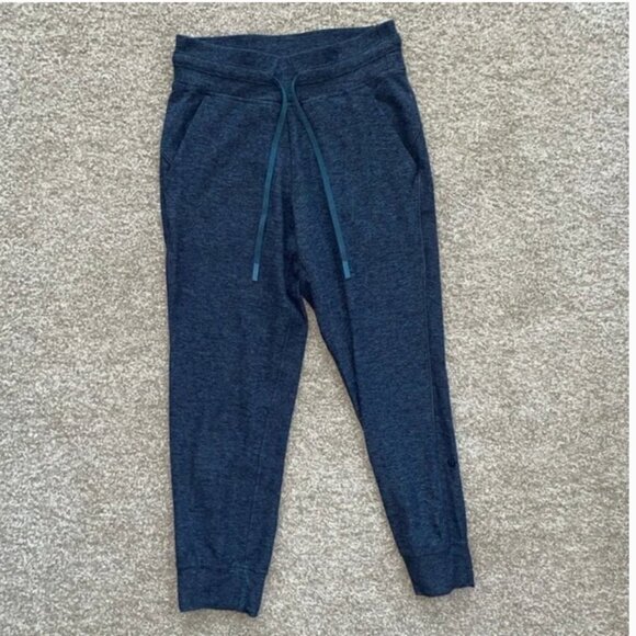 Lululemon Ready to Rulu Jogger Crop Heathered Submarine Black size 6 W6BJ1S - Picture 5 of 7